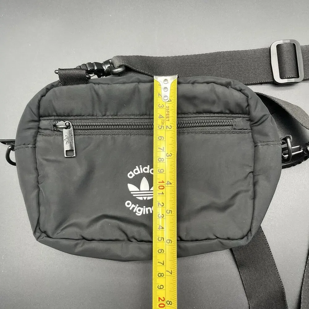 Adidas Originals crossbody pouch fanny bag black adjustable strap